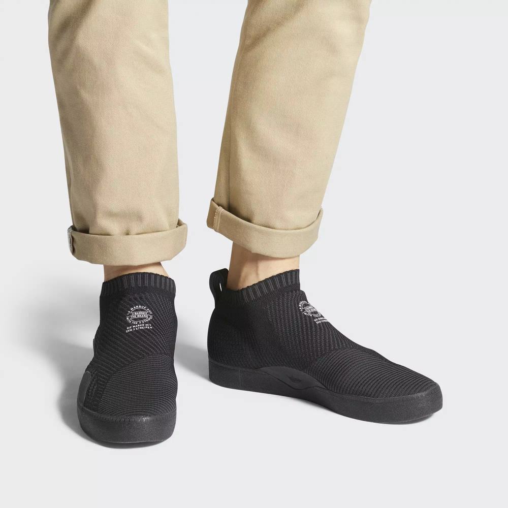Adidas 3ST.002 Primeknit Tenis Para Skate Negros Para Hombre (MX-58265)